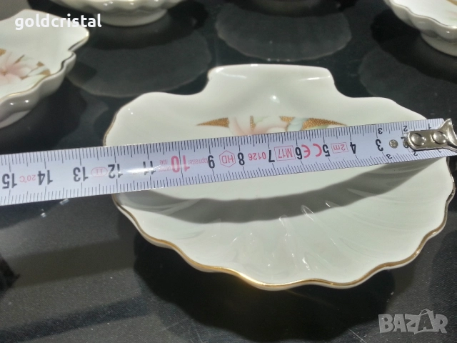 Стар български порцелан Изида чинии , снимка 4 - Антикварни и старинни предмети - 51636168
