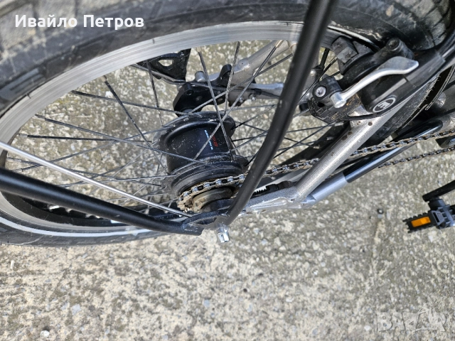 Електрически велосипед 20 цола I:SY-ръчна газ/няма ограничение, снимка 5 - Велосипеди - 52837161