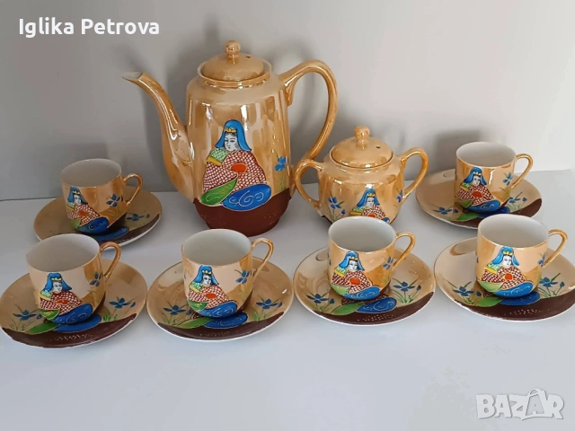 Японски сервиз за кафе , снимка 8 - Антикварни и старинни предмети - 54167183