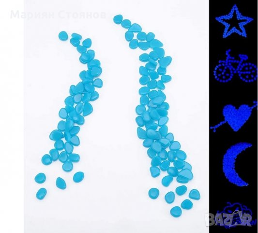 Светещи камъни градински декоративни фосфорни соларни камъчета, снимка 6 - Други - 32026328