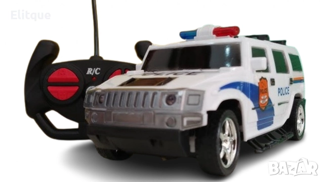 Полицейски джип с дистанционно управление, снимка 6 - Коли, камиони, мотори, писти - 52745163