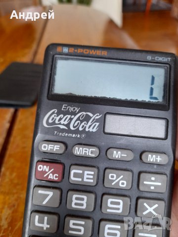 Стар калкулатор Кока Кола,Coca Cola , снимка 4 - Колекции - 42114168