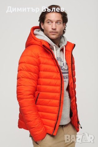 Зимно мъжко яке Geographical Norway в оранжев цвят
Модел с топла и лека подплата