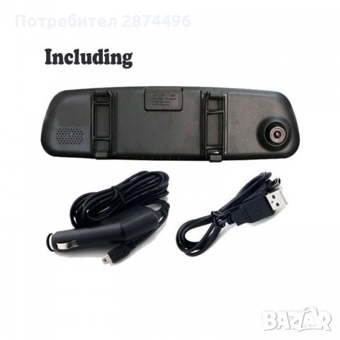 1216 ОГЛЕДАЛО С ВИДЕОРЕГИСТРАТОР, снимка 7 - Аксесоари и консумативи - 34534004