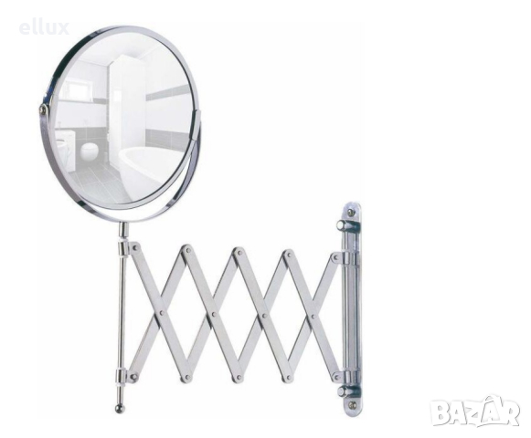 Телескопично козметично огледало с трикратно увеличение WENKO, снимка 2 - Други - 44923057