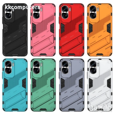 Honor 90 Lite 5G Punk Armor Удароустойчив Калъф и Протектор, снимка 2 - Калъфи, кейсове - 53139980