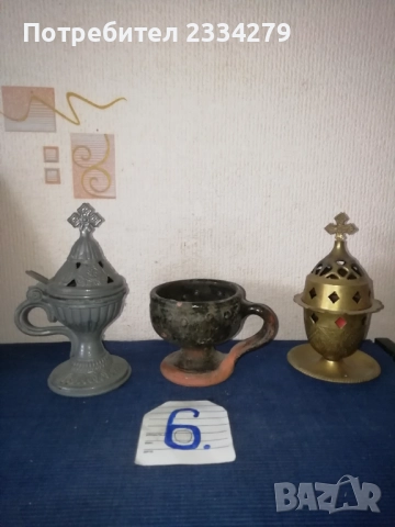 Стари кандила и иконостаси дървени, метални, глинени от различни времена. , снимка 12 - Антикварни и старинни предмети - 33834217