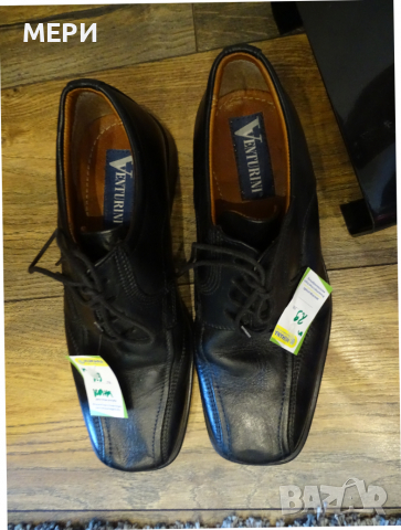 100% Оригинални кожени маркови обувки VENTURINI , снимка 2 - Спортно елегантни обувки - 34643217