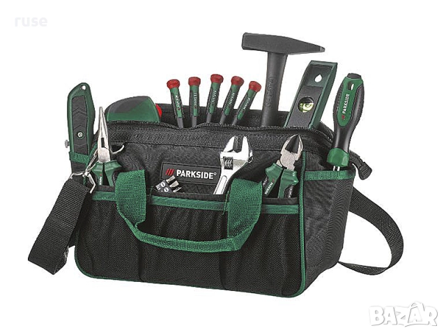 НОВО! Чанта за инструменти + инструменти Parkside 23 части