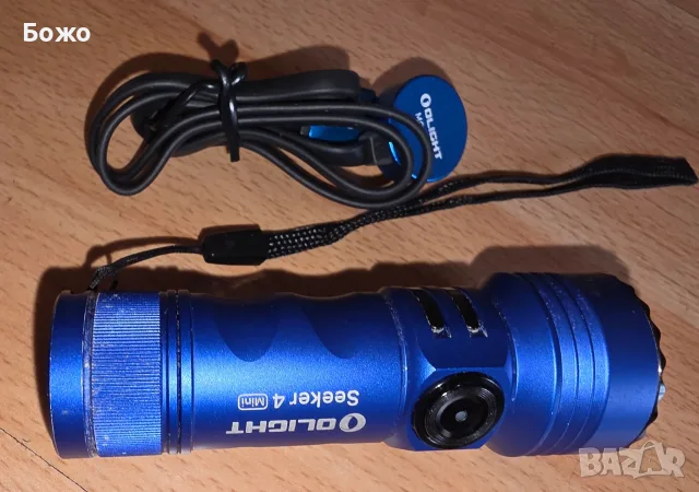 Нов LED фенер Olight Seeker 4 Mini (до 1200 лумена) - син , снимка 5 - Къмпинг осветление - 56201762