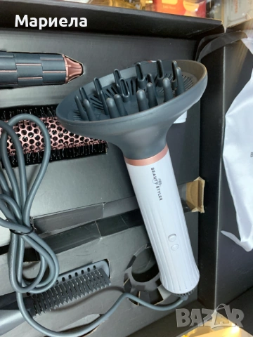My Beauty Styler / Сушоар , маша и преса за коса 1000W / Четка за горещ въздух, снимка 9 - Други - 54340033