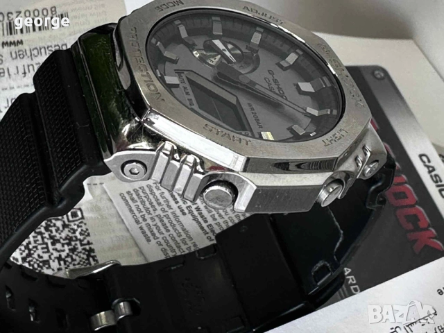 Часовник CASIO G-SHOCK GM-2100-1A, снимка 6 - Мъжки - 52884121