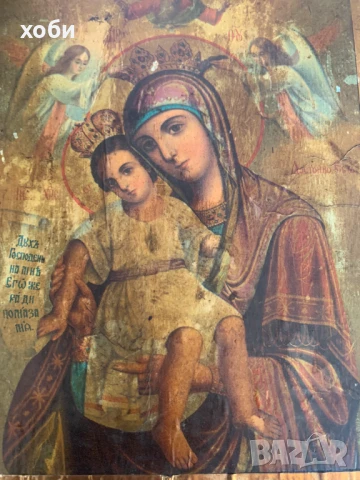 икона на Дева Мария , снимка 3 - Икони - 50799228