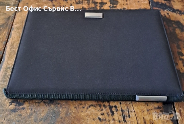 папка луксозна за документи без/с цип Марксман Marksman черен размер А4