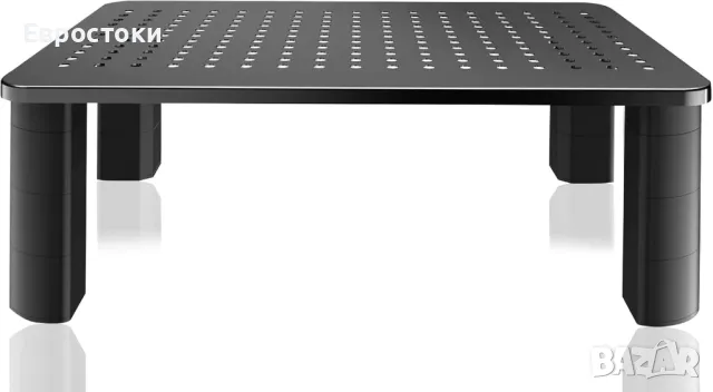 Pholiten Настолна стойка за монитор, регулируеми по височина кракчета, за екран за лаптоп/монитор