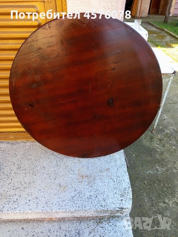 плотове за маси от естествено дърво с диаметър 80 см. и дебелина 3 см 