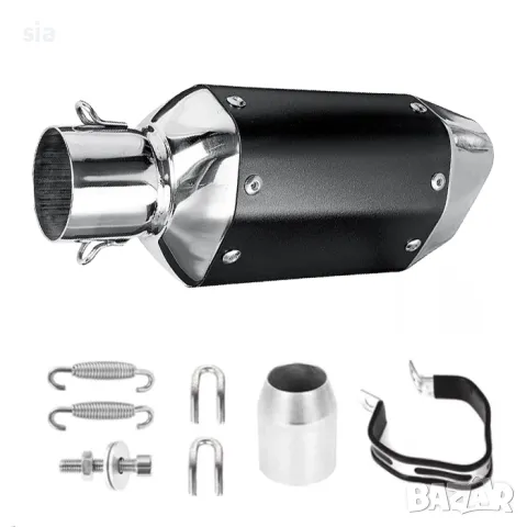 Гърне за мотоциклет, 27см - СИВО С ЧЕРНО, снимка 3 - Аксесоари и консумативи - 28107541