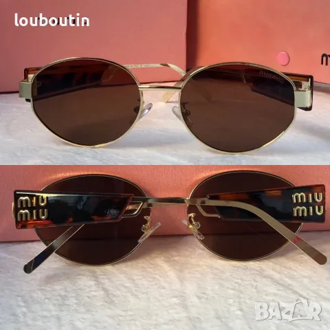 Miu 2024 дамски слънчеви очила елипса кръгли овални 4 цвята, снимка 3 - Слънчеви и диоптрични очила - 47931022