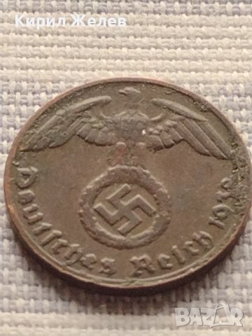 Монета 1 райхсфенинг 1939г. Германия Трети Райх с СХВАСТИКА за КОЛЕКЦИЯ 33017, снимка 6 - Нумизматика и бонистика - 42823423