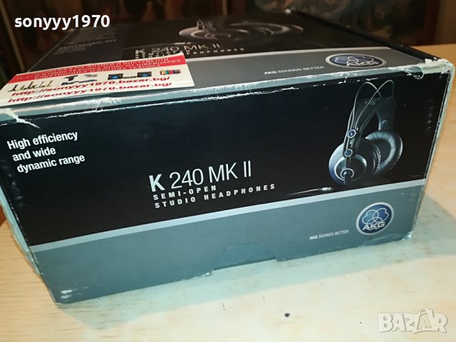 AKG K240MKII-КУТИЯ ОТ ЗА СЛУШАЛКИ 0606221350, снимка 7 - Слушалки и портативни колонки - 36997491