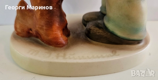 Goebel Hummel, порцеланова фигура, Puppy Love, TMK3, 1960 - 1972 г., снимка 6 - Колекции - 52582006