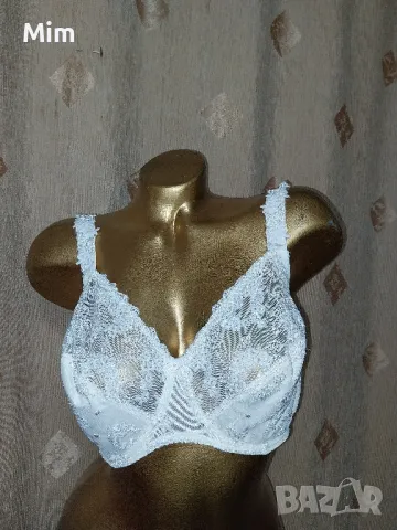 Prima Donna 75 G Снежно бял дантелен сутиен , снимка 4 - Бельо - 48888518