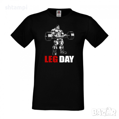 Мъжка Фитнес тениска Gym,спорт,Щанги,Тренировки,Спортуване,Gym.