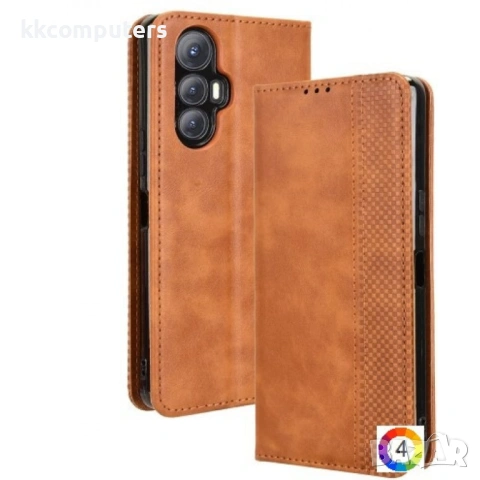 Cubot Max 5 Retro Style Wallet Кожен Калъф и Протектор, снимка 4 - Калъфи, кейсове - 53248085