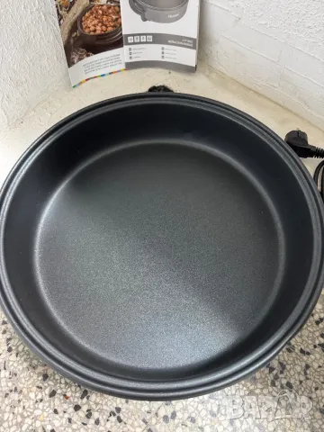 Многофункционална Електрическа Тенджера, Тиган, - Bestron AHP1800Z 1800W, 40cm Незалепващо Покритие, снимка 3 - Съдове за готвене - 50306169