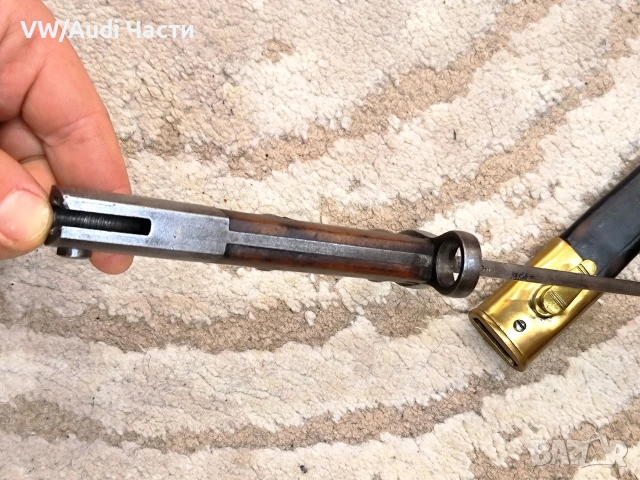 Бразилски щик нож байонет Маузер М1908 Alex Coppel Solingen , снимка 6 - Антикварни и старинни предмети - 54102341