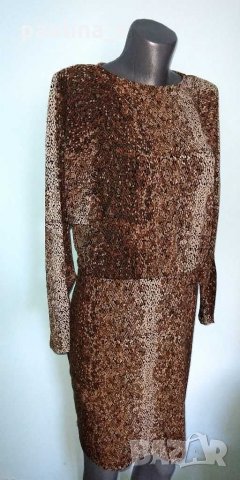 Елегантна рокля с прилеп ръкави "H&M" / голям размер 