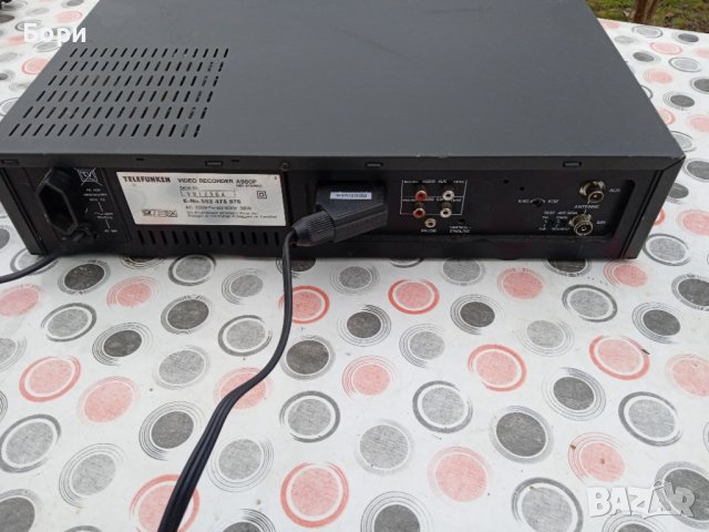 TELEFUNKEN HIFI STEREO A980P VHS Записващо видео, снимка 8 - Плейъри, домашно кино, прожектори - 39232677