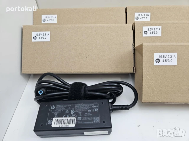 +Гаранция! Зарядно захранване за лаптоп hp 45W 4.5 x 3.0, снимка 4 - Части за лаптопи - 50984598