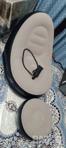 Преносимо надуваемо кресло и табуретка  