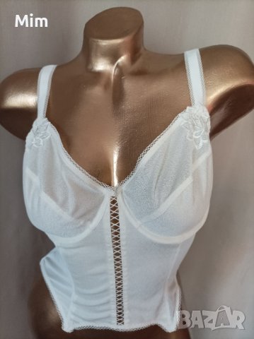 Triumph 80 D Бял / крем /  корсет , снимка 2 - Корсети, бюстиета, топове - 42899707