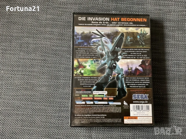 Universe At WAR - PC-DVD, снимка 2 - Игри за PC - 53940170