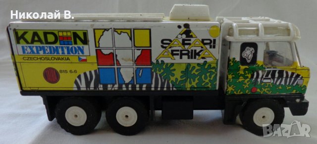 Ретро детски метални камиончета марка Татра 815  Tatra T815 Rallye M 1/43 Made in Czechoslovakia , снимка 15 - Колекции - 37470346