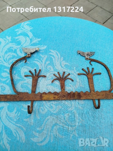 Стара кована закачалка , снимка 3 - Антикварни и старинни предмети - 53173872