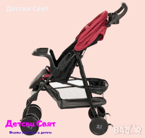 Лятна детска количка ZIZITO Adel, червена, снимка 4 - Детски колички - 37012814