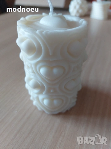 Голяма свещ Сърца