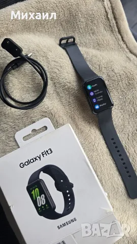 Смарт гривна Samsung Galaxy Fit 3 SM-R390, снимка 4 - Смарт гривни - 56221841