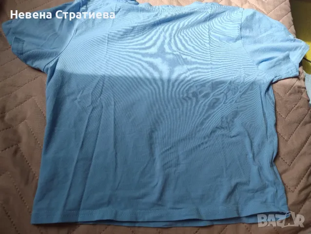 Синя блузка., снимка 2 - Рокли - 50408411