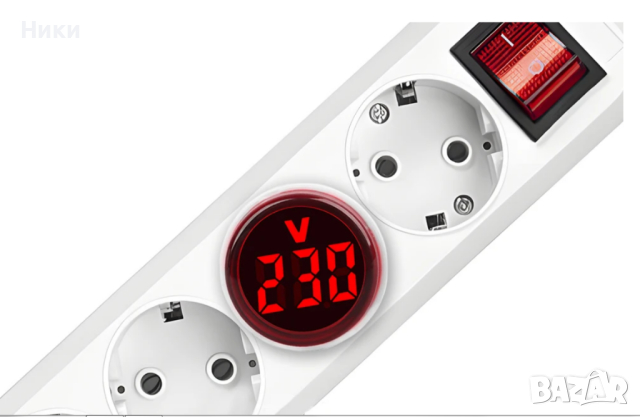 30 мм AC 230V волтметър с LED цифров дисплей , снимка 5 - Друга електроника - 44732333