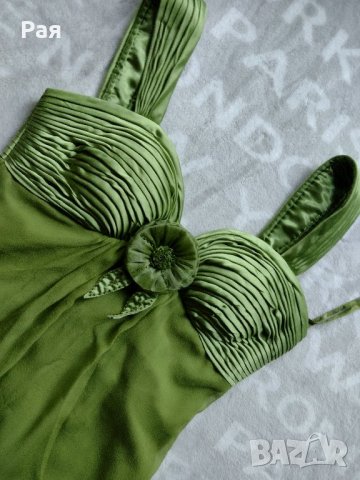 Елегантна рокля в резида / зелено на фирма  Scala Намаление на 120, снимка 6 - Рокли - 34205261