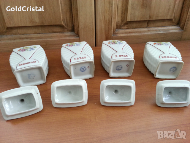 Български порцелан бурканчета, снимка 2 - Антикварни и старинни предмети - 36401510