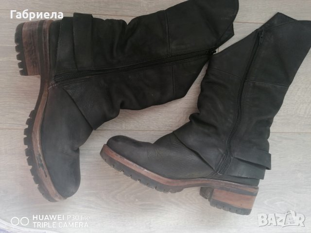 Ботуши ИНДИГО, естествена кожа , снимка 3 - Дамски ботуши - 30537137