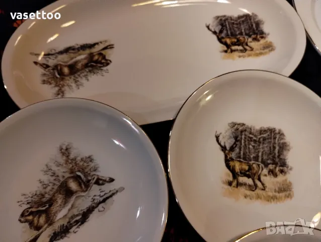 Сервизи с ловни мотиви, снимка 4 - Сервизи - 48169117