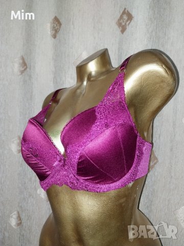  Secret Possessions 70 E Сатенен цикламов сутиен , снимка 3 - Бельо - 42752132