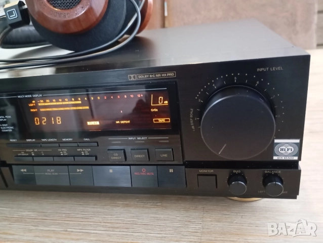 Дек JVC TD-V711 SuperDigifine jvc td v 711 3 Head с двойно лентоводене, снимка 2 - Декове - 52373394