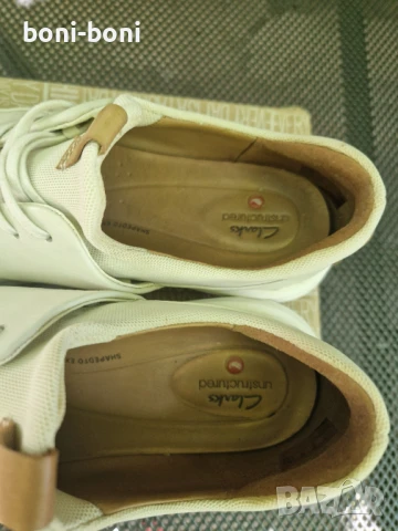 Естествена кожа Clarks 38.5, снимка 3 - Дамски ежедневни обувки - 51004152